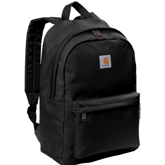 (NWT) Carhatt Canvas Backpack Work School Travel Heavyduty Bookbag Black - Picture 5 of 6